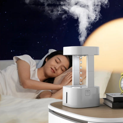 New Anti Gravity Drip Humidifier Anti Gravity Drip Backflow Aromatherapy Machine LED Rainbow Night Light APP Remote Control